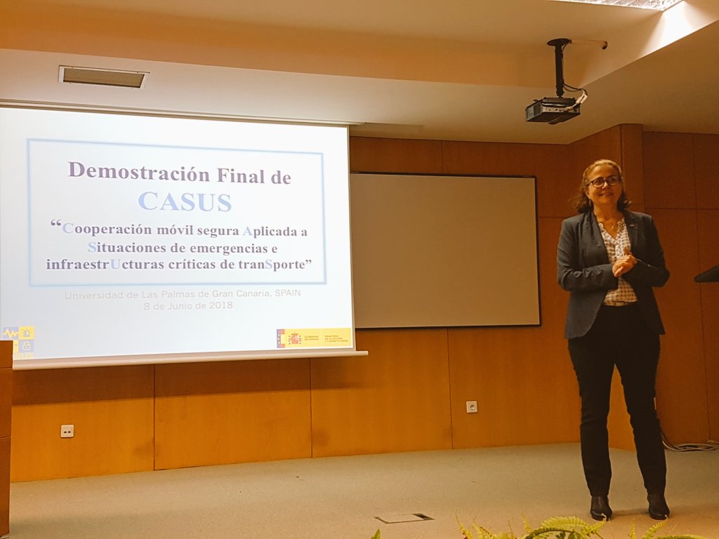 La Catedrática de la ULL Pino Caballero, durante la presentación de los resultados en la ULPGC