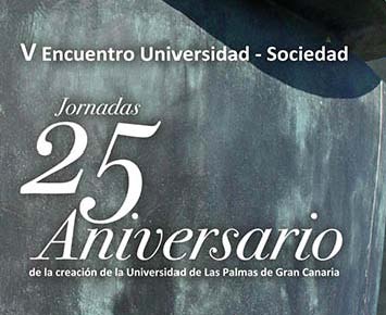 Cartel del V Encuentro Universidad-Sociedad 
