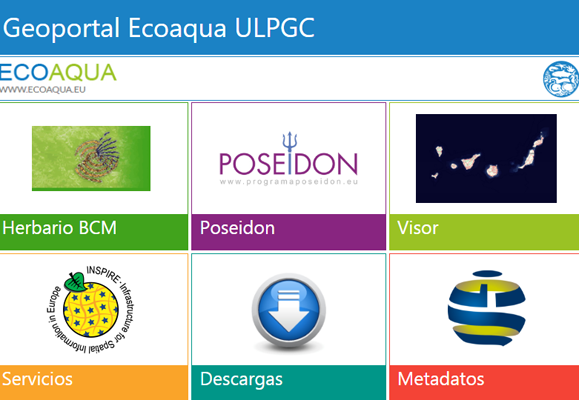 Imagen del Geoportal de la ULPGC
