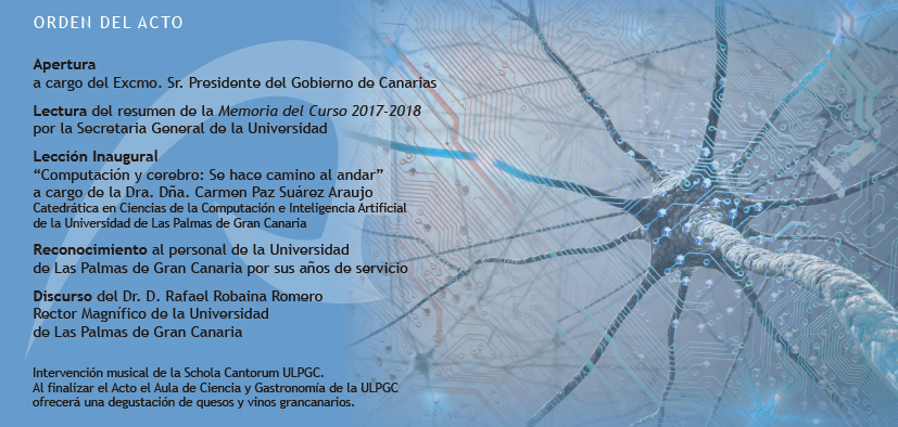 Programa del acto académico