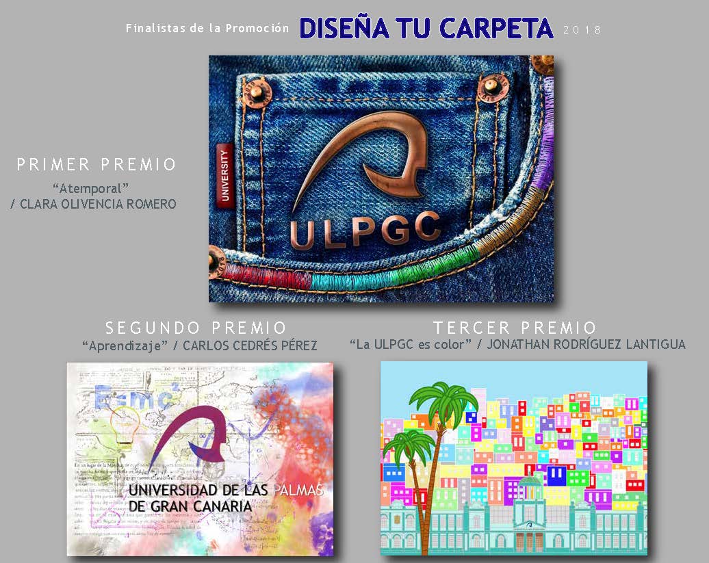Tres primeros premios de la promoción