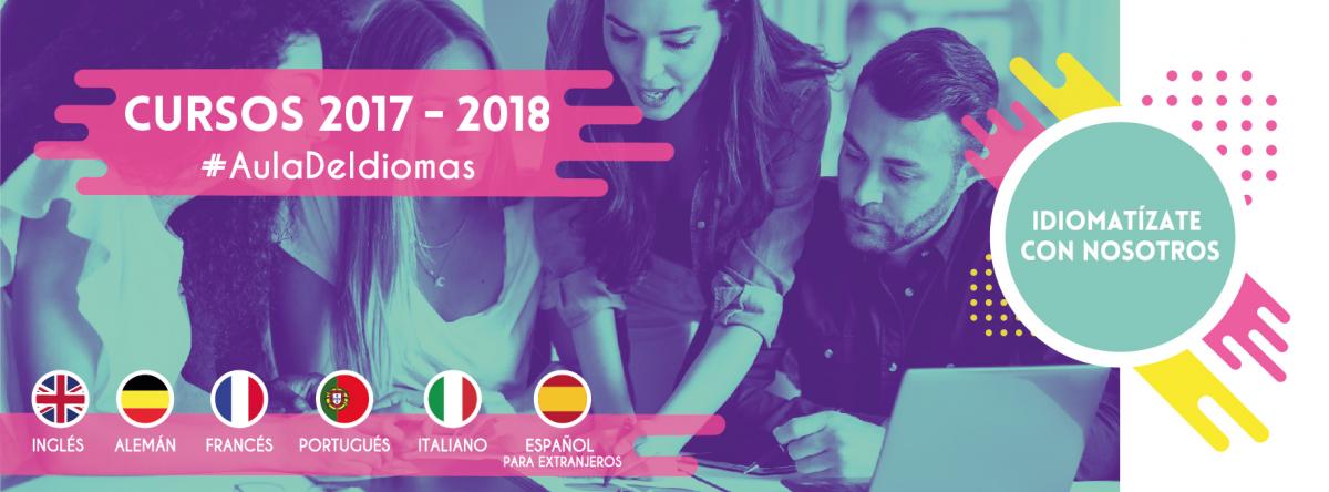 Imagen promocional de los cursos del Aula de Idiomas de la ULPGC