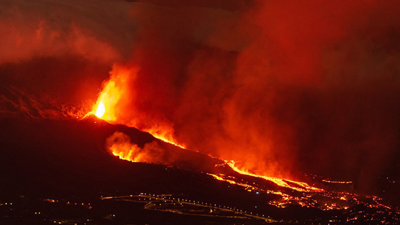 Imagen volcán La Palma