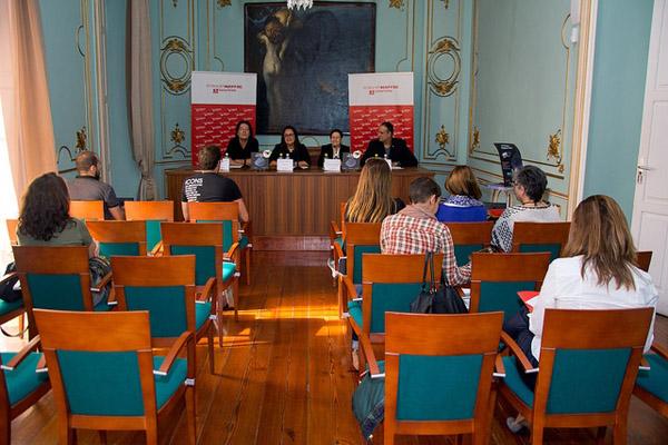 Otra imagen de la presentación a los medios de comunicación