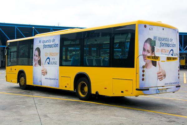 Campaña de Preinscripción y Matrícula para el Curso 2015-2016 de la ULPGC en Guaguas Municipales