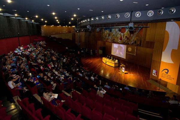 Imagen del Paraninfo de la ULPGC durante la celebración de las jornadas