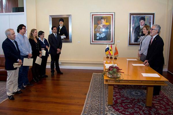 Otra imagen de la toma de posesión