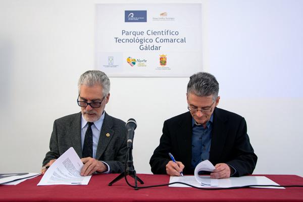 Firma del convenio de colaboración con la empresa norteamericana Brinergy Tech