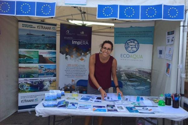 Imagen de uno de los stands de la ULPGC