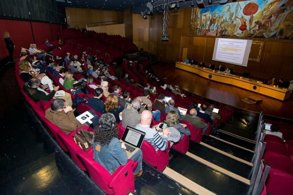 Imagen de la sesión de mañana del lunes 4 de abril del Claustro Universitario