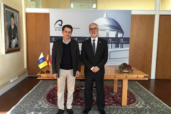 José Joaquín Bethencourt y el Rector José Regidor