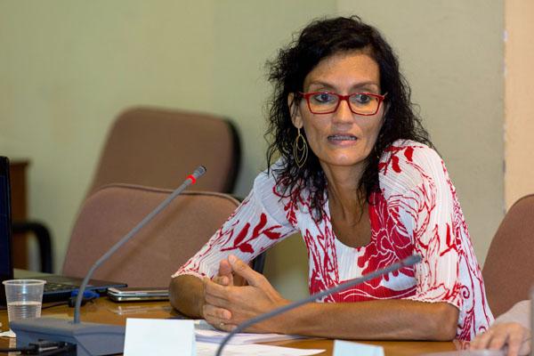 La Vicerrectora de Profesorado y Planificación Académica Belén López