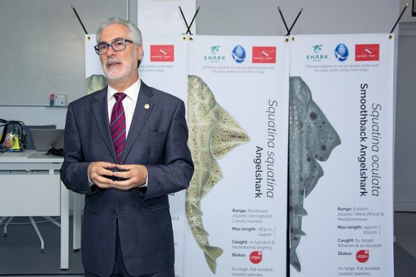 Otra imagen de la inauguración del workshop a cargo del Rector José Regidor