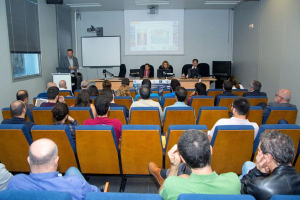 Imagen de la inauguración de la jornada, que estuvo presidida por la Rectora Accidental Trinidad Arcos