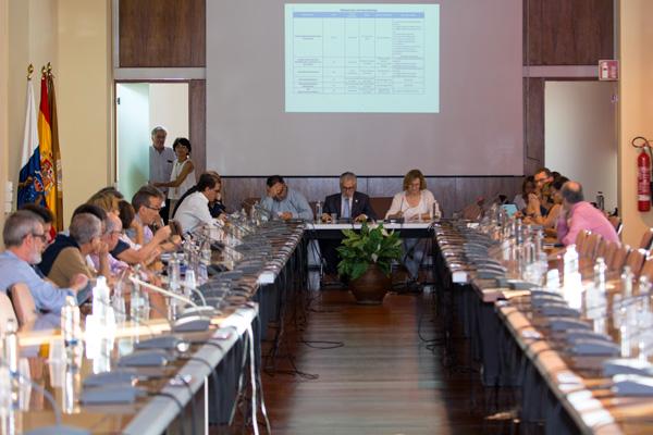Imagen de la sesión extraordinaria del Consejo de Gobierno de la ULPGC