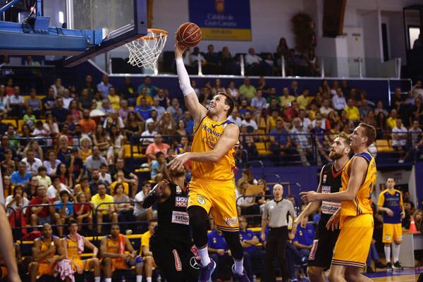 Imagen de un partido del Herbalife Gran Canaria