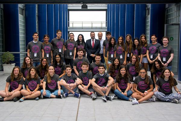 Foto de familia de los participantes en el Campus de Verano