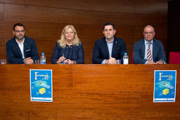 Imagen de la mesa presidencial de las I Jornadas de Educación y Patrimonio en Canarias