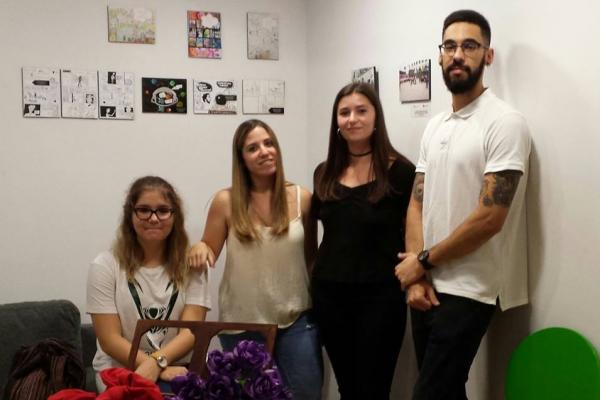 Los alumnos ganadores de la II edición del concurso