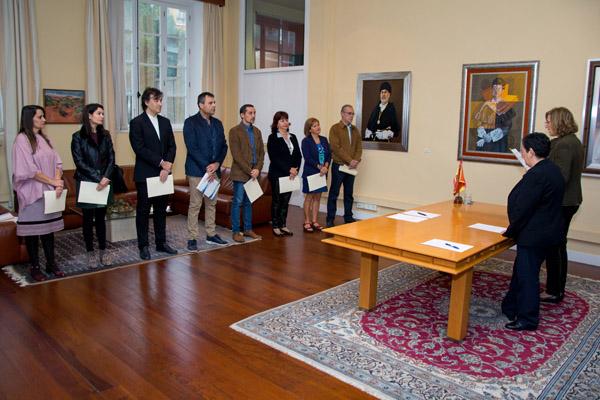 Otra imagen de la toma de posesión