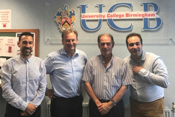 De izda. a dcha.: Antonio Almeida, Melvyn Pryer, Antonio González y Raúl S. Castro