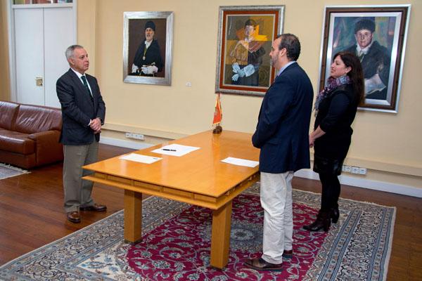 Otra imagen de la toma de posesión