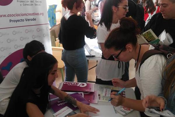 Imagen de las jornadas publicadas en Facebook por la Asociación Creativa Gran Canaria