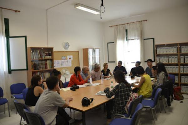 Imagen de la reunión con la delegación de la Universidad de Columbia