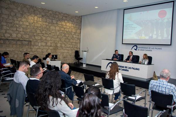 Imagen de la inauguración del Seminario, en la Sede Institucional de la ULPGC