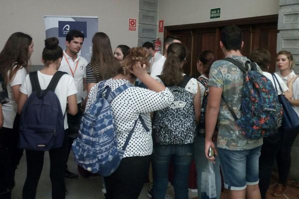 El stand de la ULPGC en la edición en Gran Canaria de UNITOUR