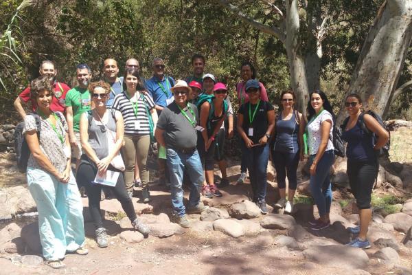 Foto de grupo de los participantes en el curso de formación