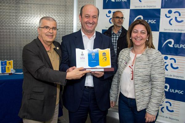 Otra imagen de la entrega de trofeos del Campeonato Universitario de Canarias