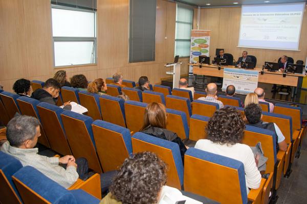 Imagen de la inauguración de la Semana de la Innovación Educativa en la ULPGC