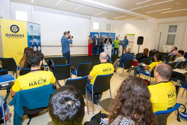 Imagen de la inauguración del primer Climathon en Gran Canaria