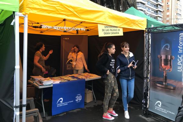 Stand de la ULPGC en la Feria Rumbo