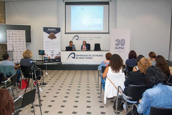 Imagen de la presentación en la Sede Institucional de la ULPGC