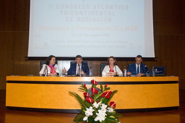 Imagen de la inauguración, que estuvo presidida por el Vicerrector de Coordinación y Proyectos Institucionales