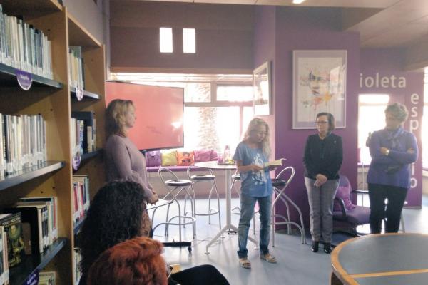 Otro momento de la inauguración del nuevo espacio de la Biblioteca Universitaria