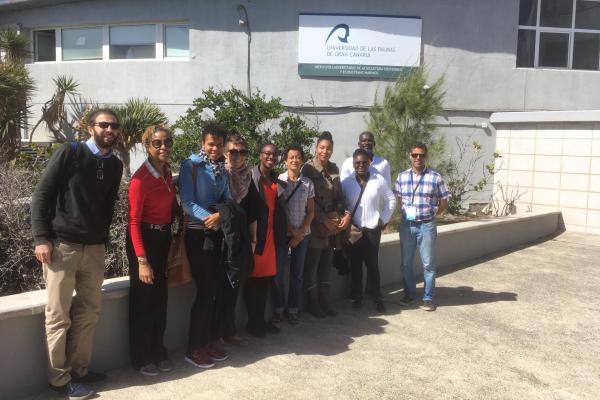 Imagen de la visita a las instalaciones del EcoAqua