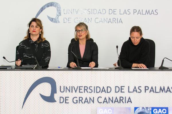 De izda. a dcha.: Noemí Tejera, Elsa Guerra y Evelyn Alonso