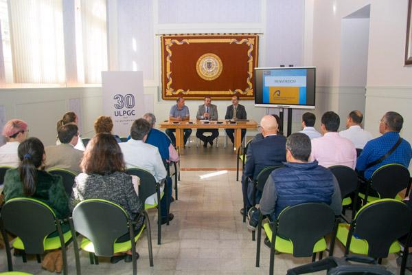 Imagen de la bienvenida, que estuvo presidida por el Rector (c)