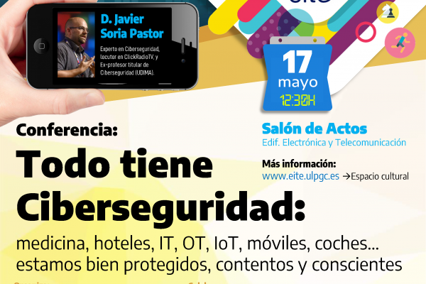 Cartel de la charla magistral